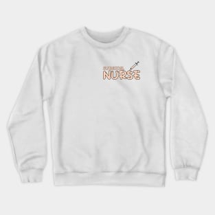 Surgical nurse Orange Crewneck Sweatshirt